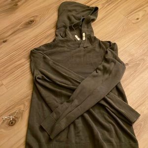 Olive Green H&M Lightweight Hoodie
